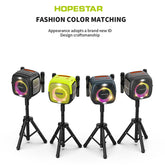 Altavoz Bluetooth inalámbrico con iluminación RGB Party One de HOPESTAR, Party One (negro), Party One (gris), Party One (azul), Party One (amarillo)